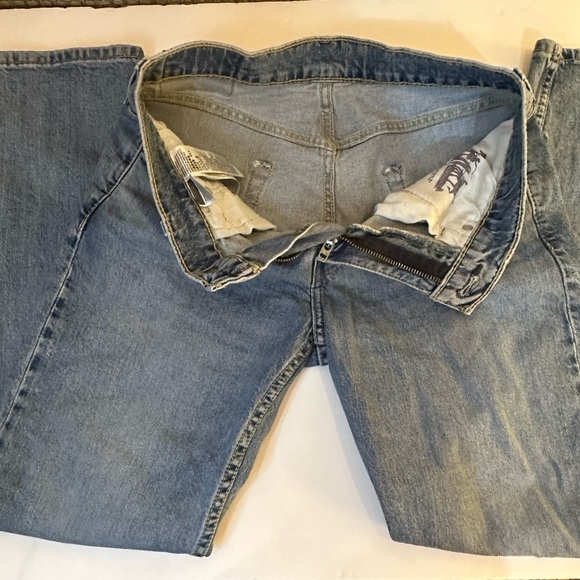 🌟HP🌟Levi’s 502 Taper Light Wash Denim Stretch Jeans 29 x 30 - Picture 7 of 11